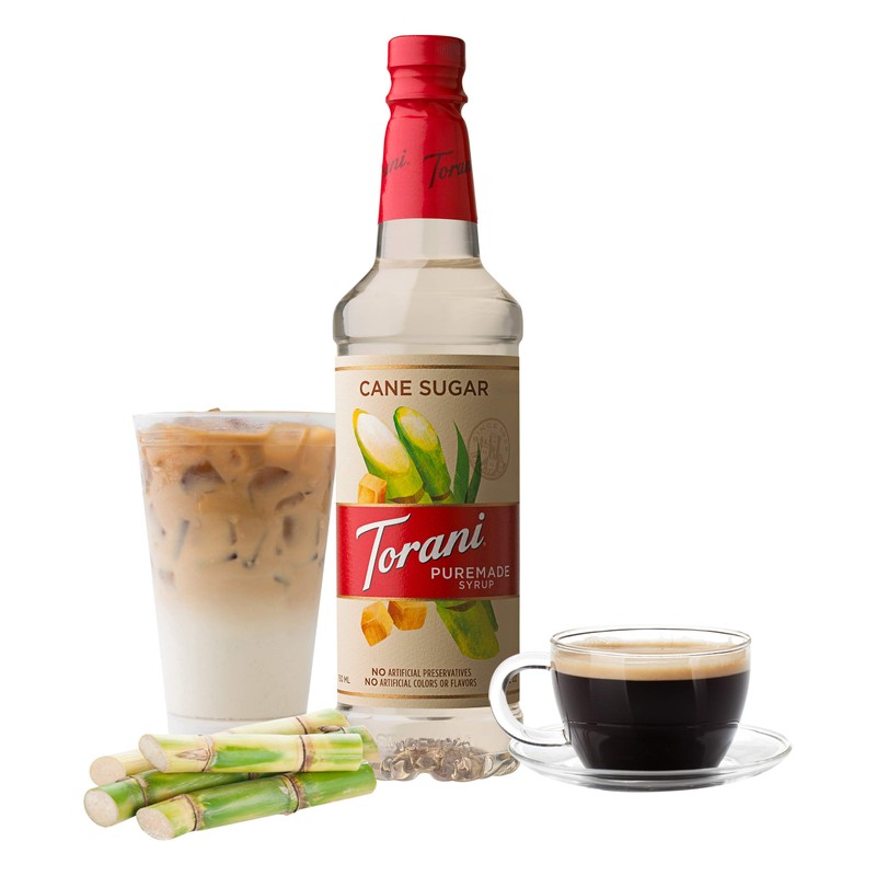 Torani Puremade Syrup, Cane Sugar, 25.4 Ounces (Pack of 4)