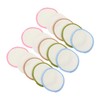 KOMBIUDA 15pcs Reusable Makeup Remover Pads Cleaning Cloths for Makeup