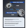 ECCPP 4PCS 5x115 Wheel Spacers Hub Centric 1.25" 5 Lug