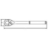 Koken 1/4 (6.35 mm) SQ. Ratchet Handle (Polished Grip) Total