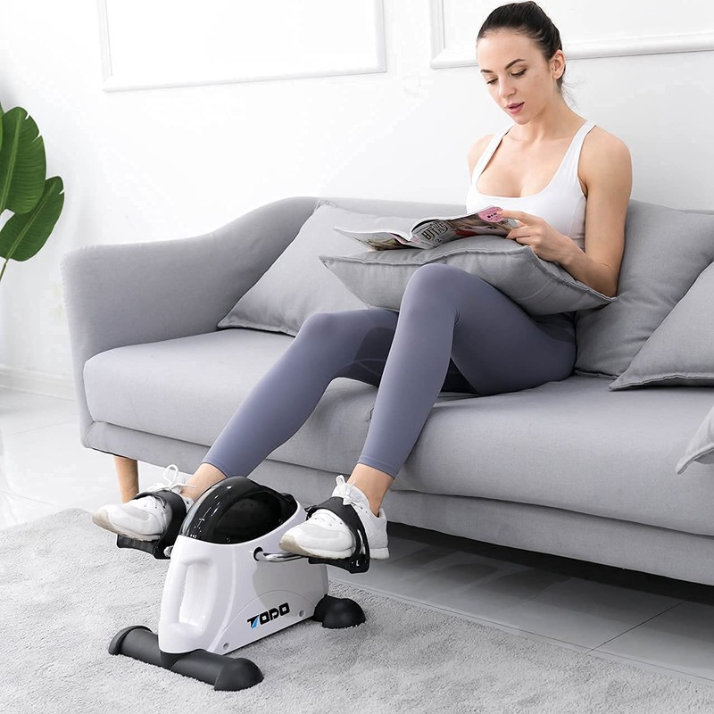 TODO Mini Exercise Bike Pedal Exerciser Foot Peddler Portable Therapy