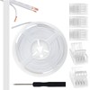 VIPMOON 5Pcs 4Pin 10mm LED Strip Connector kit and 32.8ft