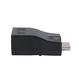 Gorise 2 Stück HDMI-Extender-Adapter Über Cat5e/6, HDMI-Repeater Auf RJ45-Ethernet-Netzwerkkonverter, 4k HD 1080p Bis Zu 30 M, Für HDTV, Set-Top-Boxen, STB