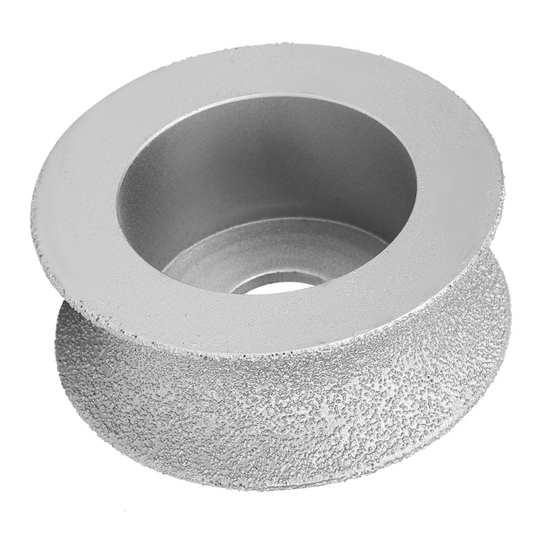 7.3cm Brazed Diamond Grinding Wheel Concave Abrasive Wheel for Stone