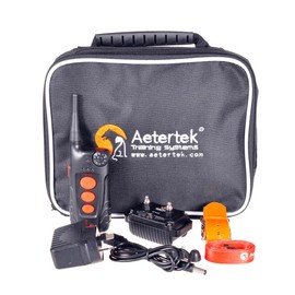 Aetertek AT-918C Dog Training Collar, Anti Barking Device for Behavior Control, Waterproof Static Collar with Remote, Beep Tone, Vibration (1 Dog)