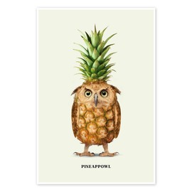 Pineappowl Jonas Loose Poster 20 x 30 cm Green Wall Pictures Wall Decoration