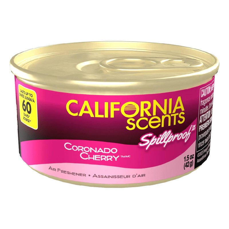 4 Pack Aromatizante Auto California Scents Cherry corcho 60 días