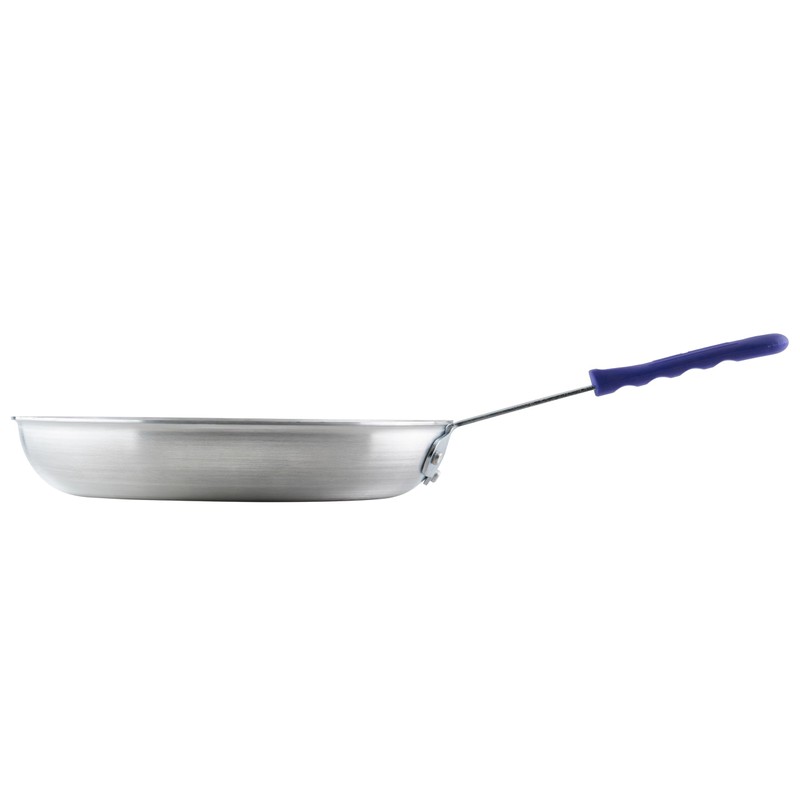 Winco Commercial-Grade Aluminium Fry Pan/Skillet, Natural Finish with Cool Touch