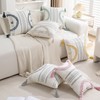 Boho Throw Pillow Covers 18x18 Set of 2 Cotton Woven