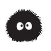 Ghibli Laputa Spirited Away Dust Bunnie Black Decal Stickers Sticker