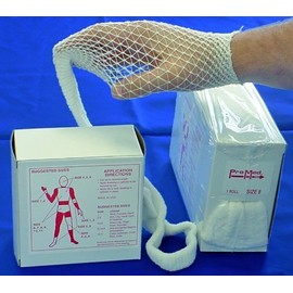 Tubular Elastic Net Dressing Size 4,for Hand, Arm, Leg, Foot- 1" x 25 yds Stretched-Made in America