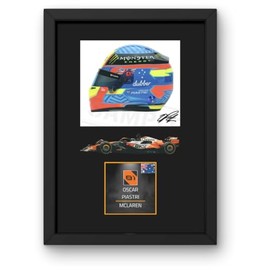 Lap Legends Oscar Piastri (Car) 2024 Framed Display Gift with Reproduced Digital Signature