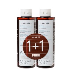 Korres Liquorice & Urtica Shampoo 250ml (1+1 Gift)