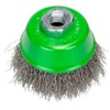 Bosch 2608622102 Cup Brush Crimped Wire, 0.3mm Inox, 75mm x