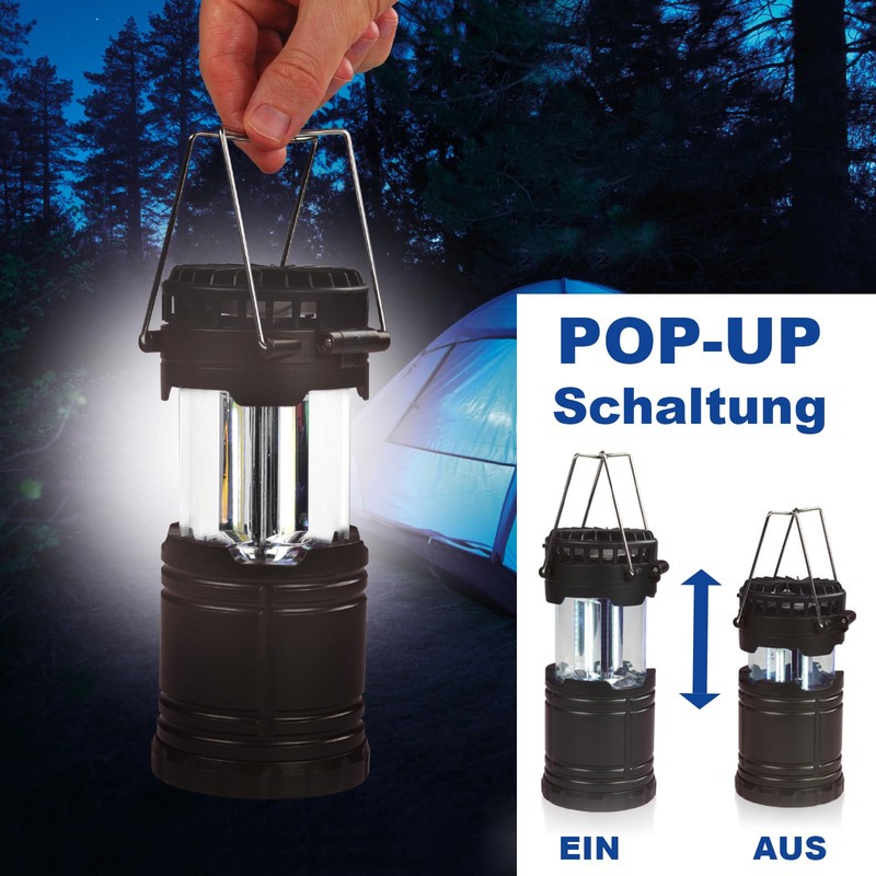 EAXUS CampLite Breeze 2in1 Campinglampe & Ventilator | 3W COB
