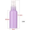 WsjiaboFux Blue Mini Spray Bottles, 2oz/50ml Empty Fine Mist Plastic