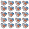 20PCS Compact Wire Connectors, Compact Splicing Connectors, Lever Nut Assortment