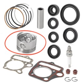 LK Cylinder Top End Kit,52.4mm Cylinder Big Bore Kits With Gaskets Piston Ring,Taotao 110 Atv Parts For 4 Stroke 110cc Chinese Parts Atv Go Kart Dirt Bike, Coolster Falcon Engine Parts,Big Bore Kit