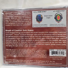 New 2006 Breath of Creation Solo Huaca Cd Hemi Sync Monroe Institute Meditation