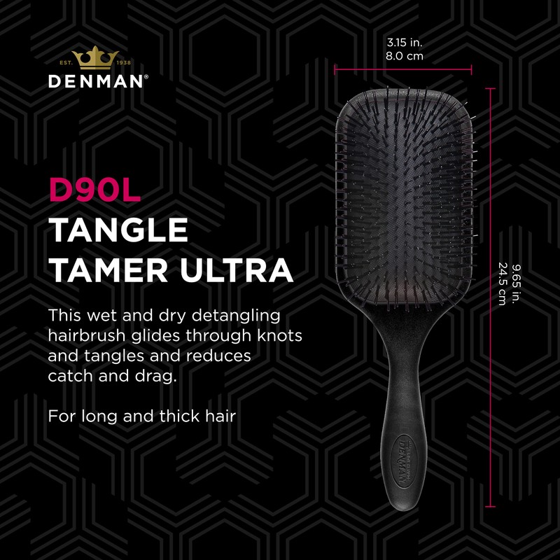 トリコインダストリーズ デンマン ディタングルブラシ D90L ヘアブラシ 1本