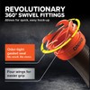 Camco RhinoFLEX 15-Ft Camper/RV Sewer Hose Kit - Features Clear