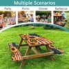 Picnic Table Cover with Bench Covers and Bag, American Flag