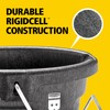 Rubbermaid Commercial Products Brute 2-Gallon 3-in-1 Flat-Back Feed Bucket with