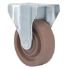 Nylon Caster 4in Fixed Plate Caster Wheel Heat Resistant for
