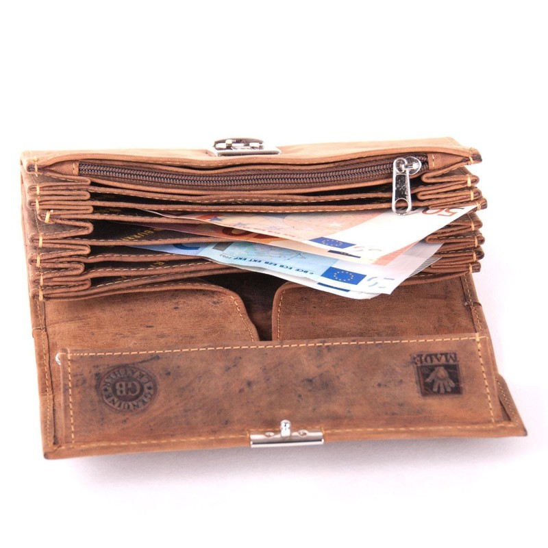 Green Burry Vintage 1785 25 Leather Waiters Purse/Waiters Wallet/Purse