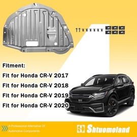 Engine Case Guards Splash Shield Guard Under Car Engine Splash Guard with mounting Screws Fit for Honda CR-V CRV EX EX-L 1.5L 2017-2022 Replace 74112TLAA01 74112-TLA-A01 Lower Engine Cover Lid