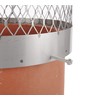 Draft King SS12U Round Bolt On Stainless Steel Single Flue