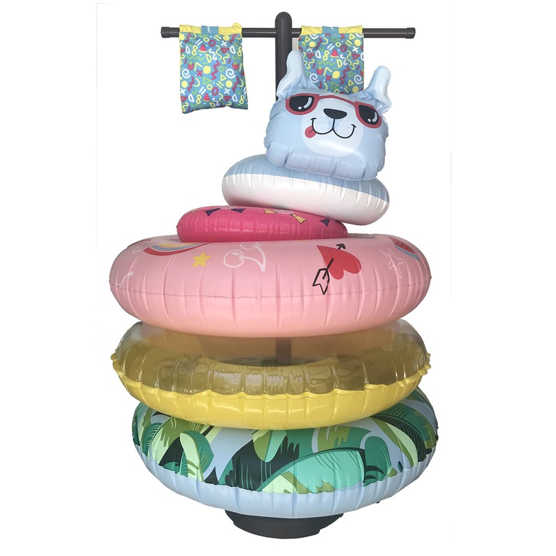 Pool Float Storage Rack for Organizing Your Inner Tubes Made