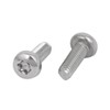 Sourcingmap M5x14mm 304 Stainless Steel Button Head Torx Screws Bolts