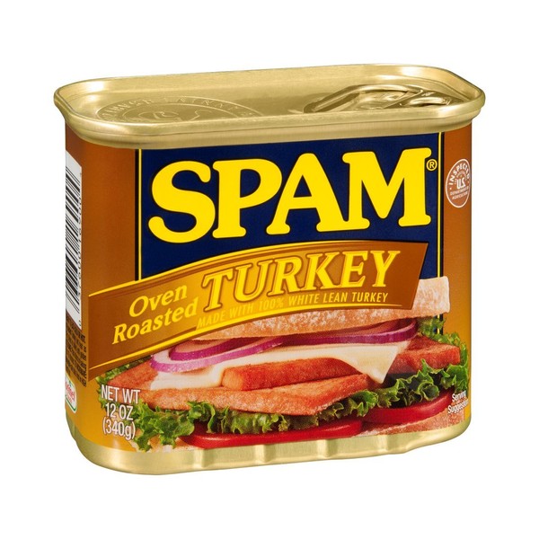 Spam Oven Roasted Turkey 12 oz (Pack of 12)