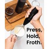 Elementi Milk Frother Wand - Easy to Use Handheld Electric