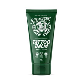 Dr Pickles VEGAN Tattoo Balm 1.76 oz / 50g - Vegan Formula, Heals + Protects + Rejuvenates Tattoos