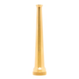 5-Pack 6" Garden Water Hose Nozzle for Yard - Heavy Duty Solid Brass PowerBlast Super Sweeper High Pressure 3/4 Inch GHT Thread Inlet - for Cleaning Driveway, Pool, Kennel and Car