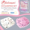Selemavi Next to Me Crib Sheets – 2pcs Crib Baby
