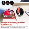 profiwoab 3 Pack Suction Cups with Straps D Ring, Heavy