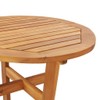 vidaXL Solid Acacia Wood Patio Bar Table- Versatile Outdoor Bar