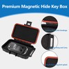 Puluole Magnetic Key Box for Under Car,Waterproof Key Magnet for