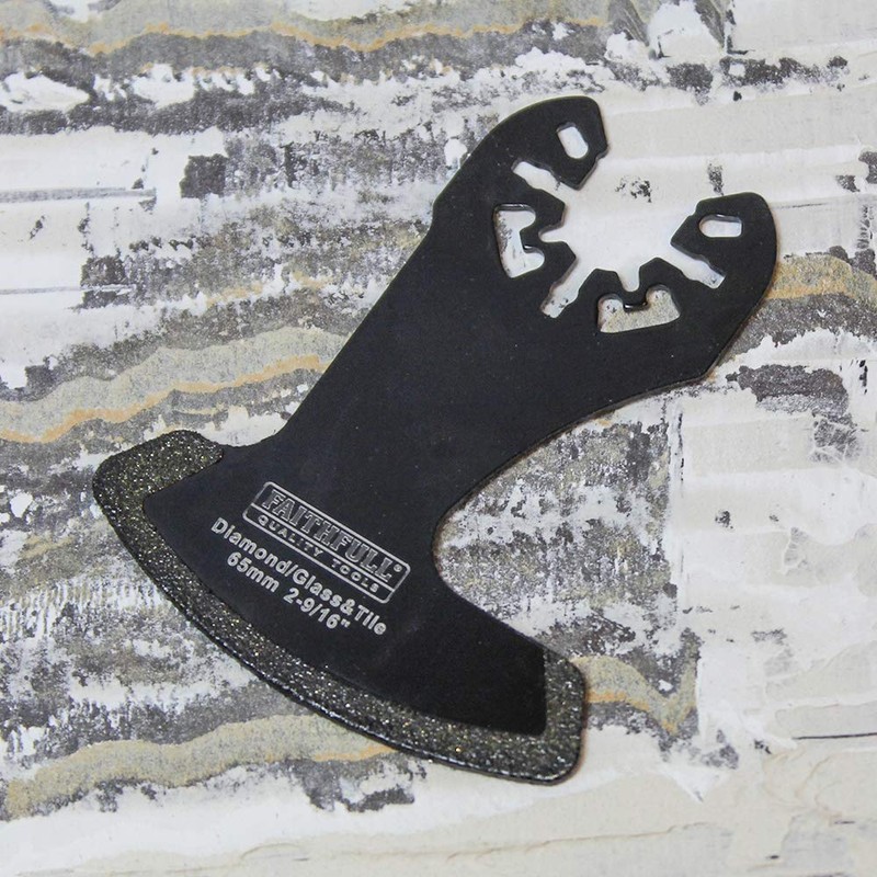 Faithfull FAIMFTKIT4 Tiling Set, Oscillating Multi-Function Tool Blade 4 Piece