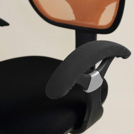 Garneck 2pcs Office Chair Armrest Covers,Arm Rest Slipcovers,Thickened Office Computer Chair Armrest Protect Covers, Elastic Band Chair Arm Rest Sleeves (Black)