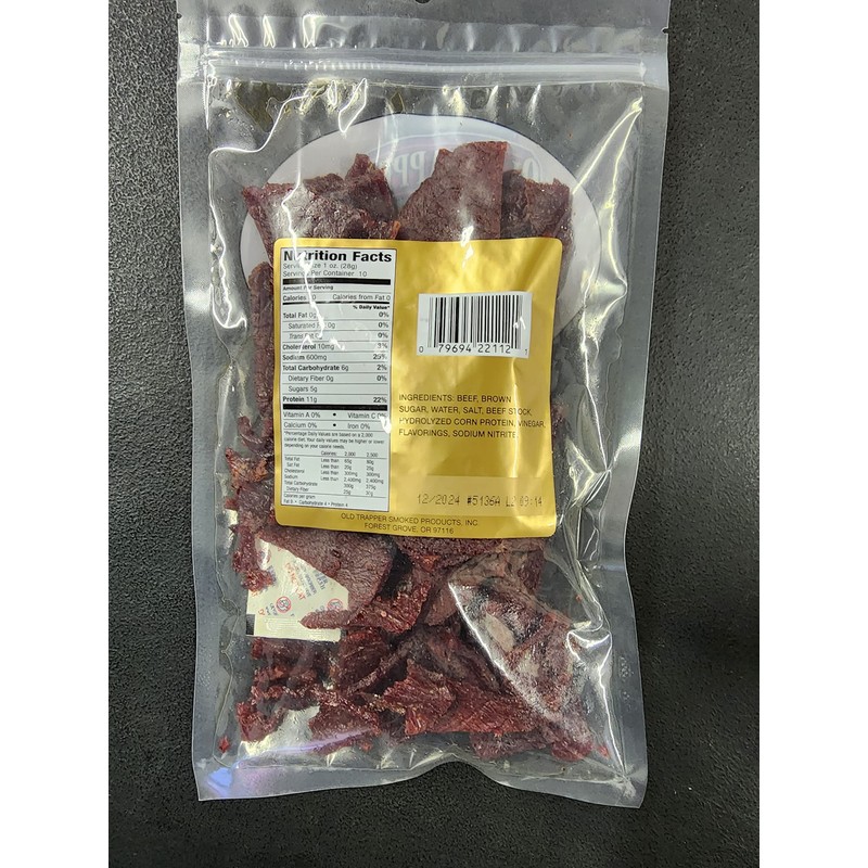 Old Trapper Old Fashioned Beef Jerky 10 oz. Bagged