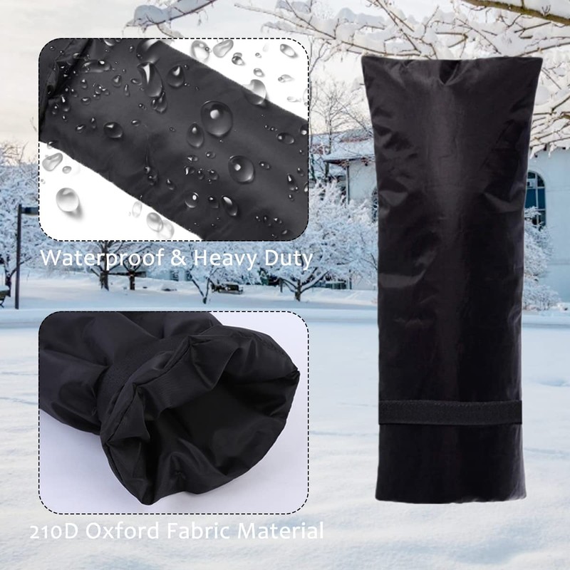 Faucet Cover for Outdoor Standing Faucet Protector Winter Freeze Accessories,