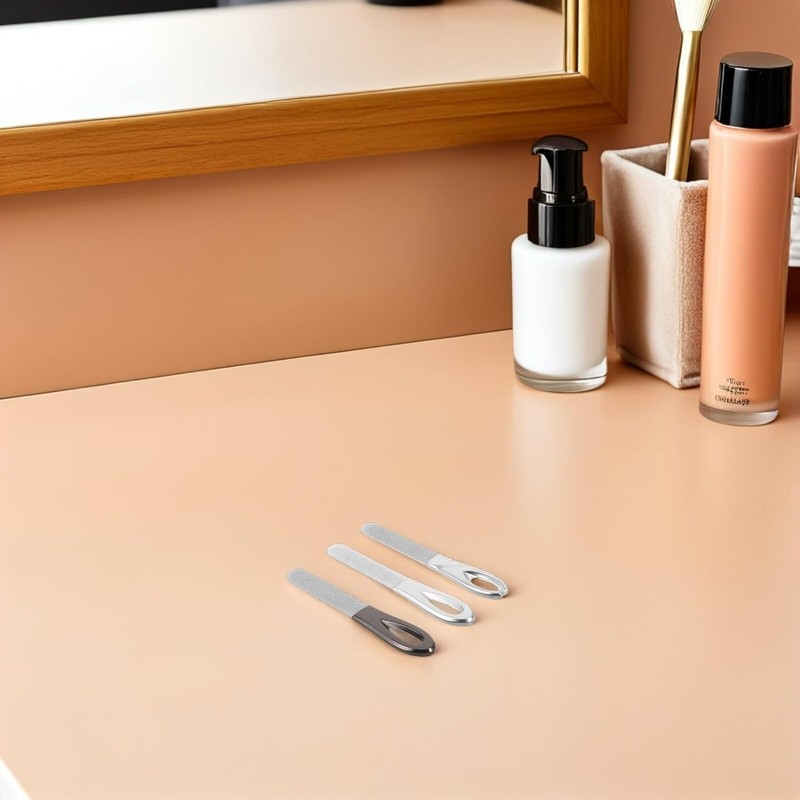 Limas de Uñas de Acero Inoxidable Cabilock con Mango Antideslizante