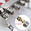 Antrader Radiant Heat Manifold 5 Loop,Radiant Heat PEX Manifold PEX