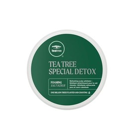 Tea Tree Special Detox Exfoliante Espumoso con Sales, Limpia y Refresca el Cuero Cabelludo, Para Todo Tipo de Cabello, 184 g