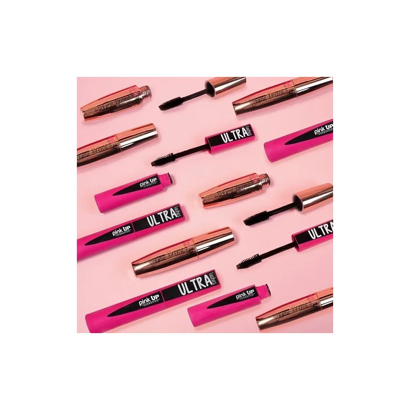 Máscara De Pestañas Ultra Lashes Pink Up A Prueba De