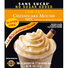 SANS SUCRE Cheesecake Mousse Mix - Sugar Free and Gluten Free